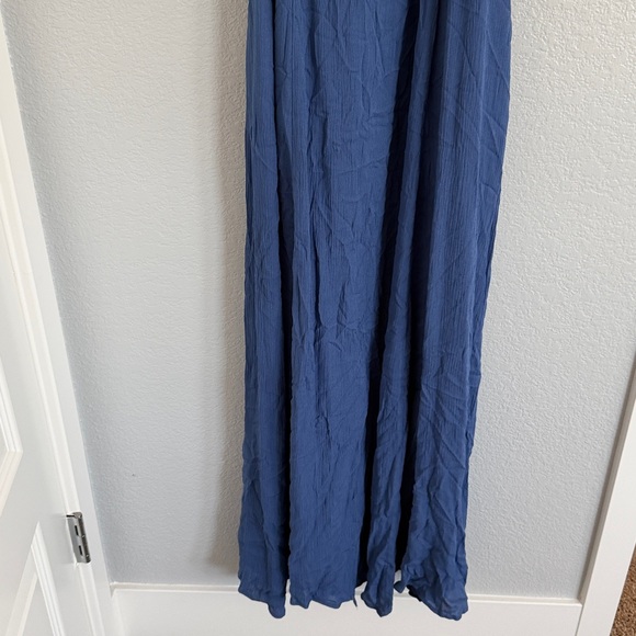 Lulus Heart of Marigold Denim Blue Wrap Maxi Dress - Picture 13 of 13